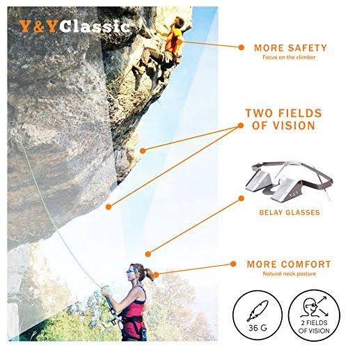 Bordeaux Red Vertical Belay Glasses K3729