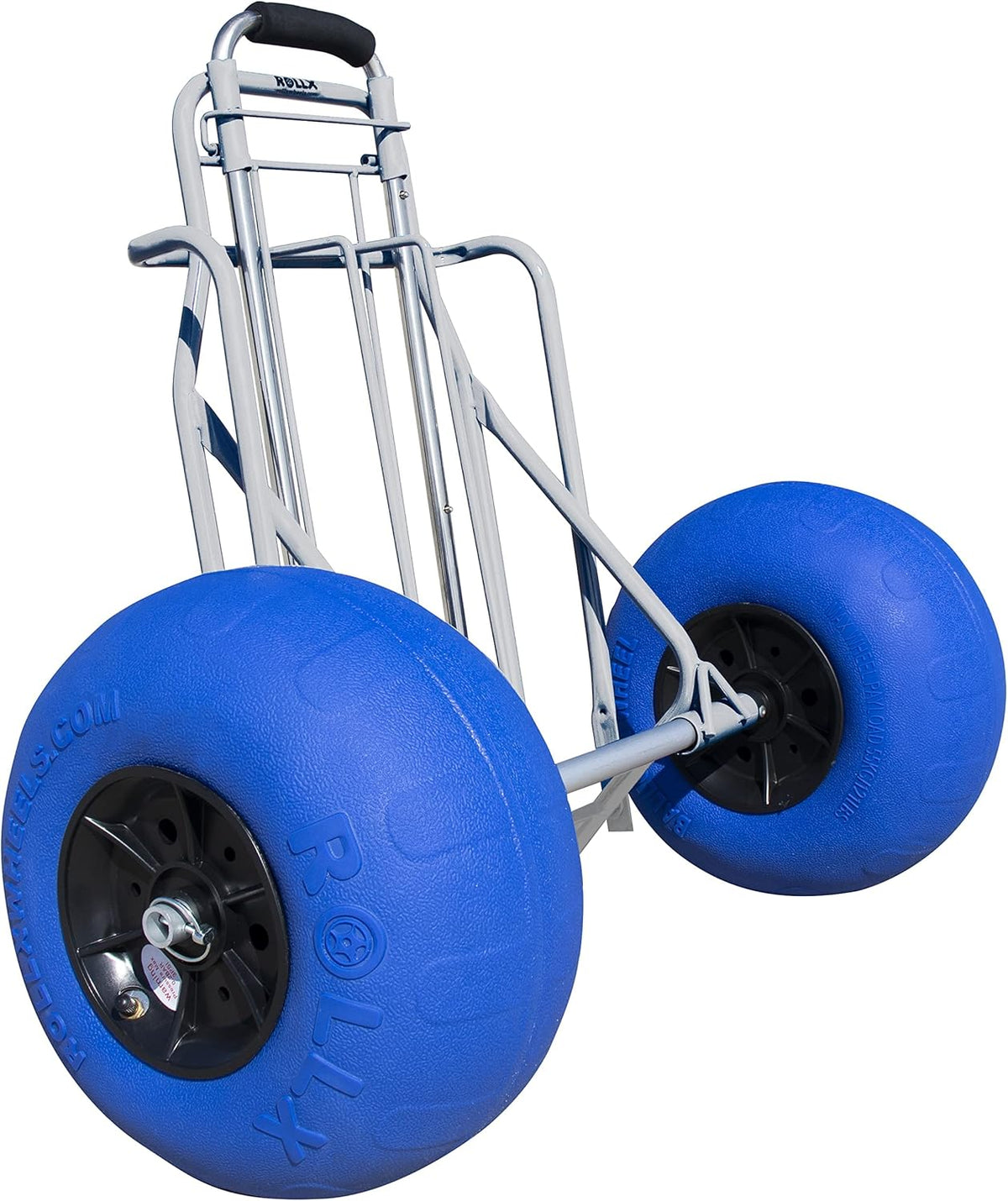 Orange Folding Beach Cart with Balloon Wheels D2415