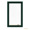 24.75 in. x 48.75 in. Green Painted Clad Wood Casement Window with Mesh Screen V329777