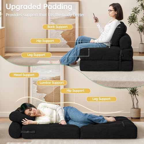 Grey Folding Sofa Bed G412711