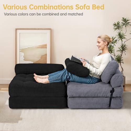 Grey Folding Sofa Bed G412711
