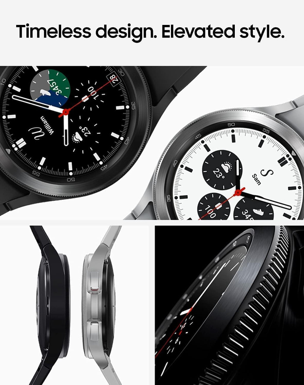 Black 46 mm Smartwatch V43104