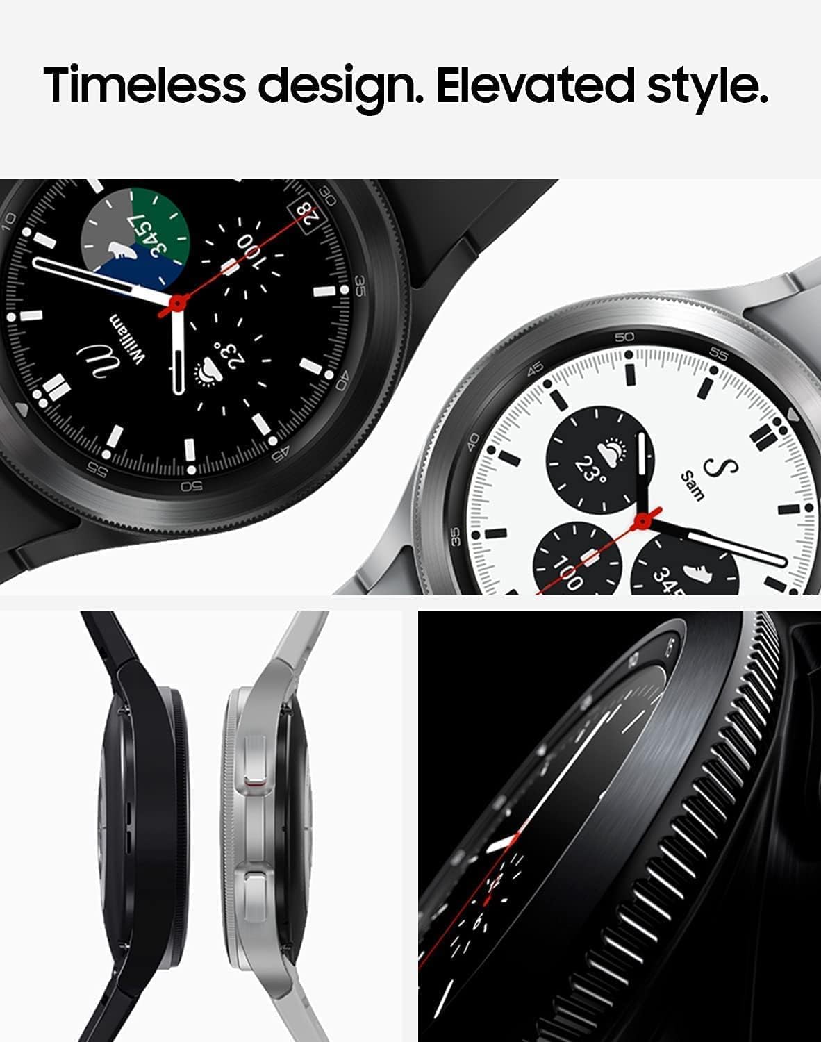 Black 46 mm Smartwatch V43104