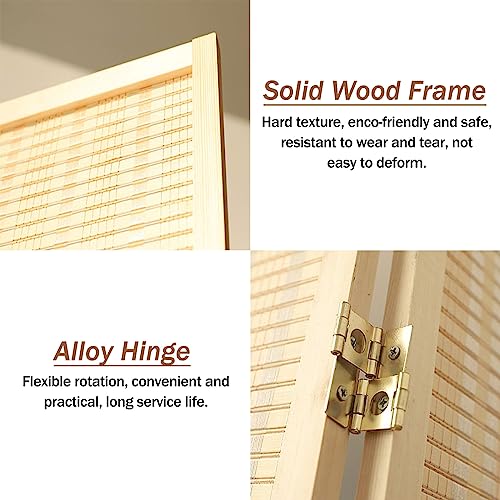 4 Panel Folding Room Divider Screen H9284