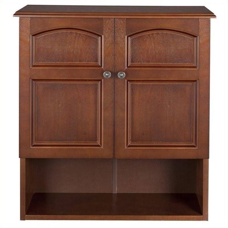 2-Door Wall Cabinet in Mahogany O95992