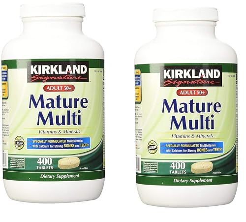 50+ Multi Vitamins & Minerals 400 Tablets 2 Pack K736395