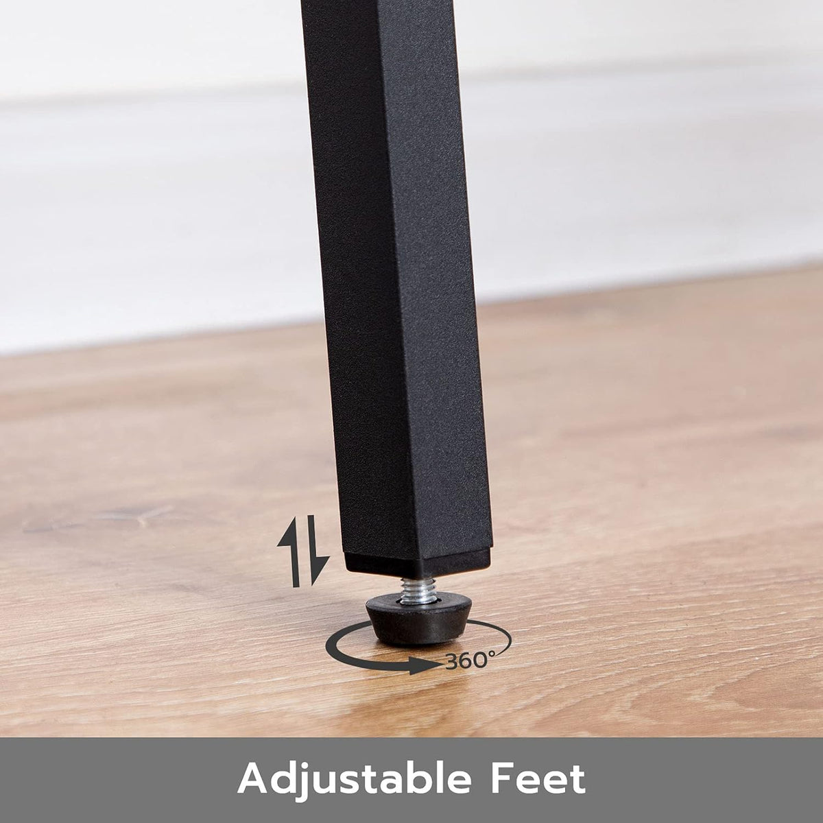 Rustic Brown Stackable End Table with Metal Frame S6655