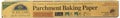 Unbleached Silicone Parchment Paper Roll (12 Pack) N354