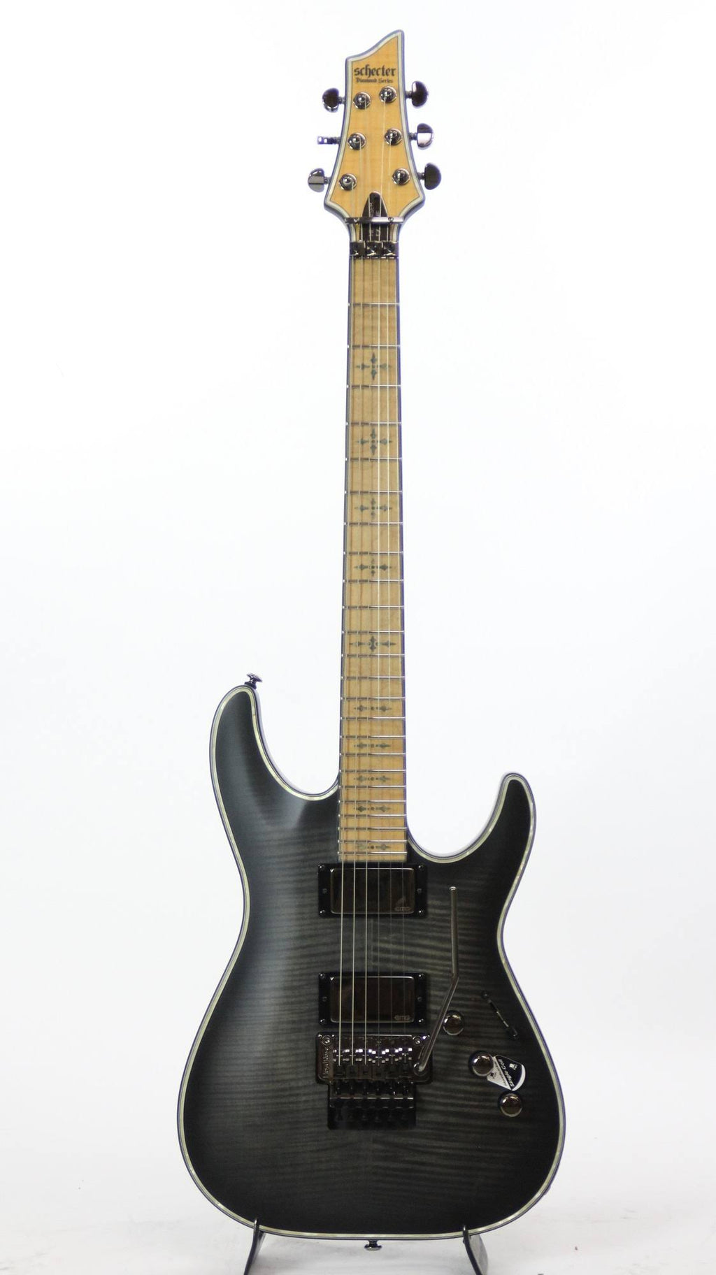 See-Thru Black Satin Electric Guitar H185