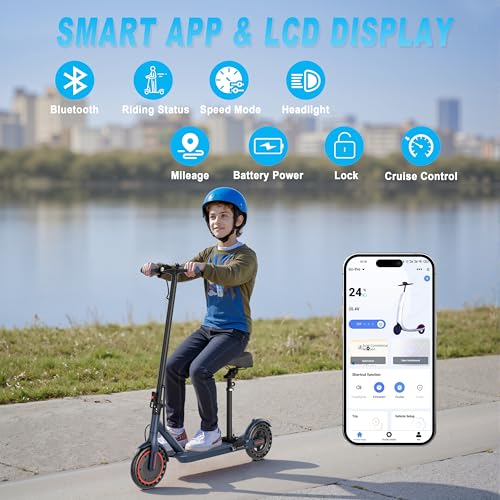 Folding Electric Scooter with Seat and 350W Motor P661