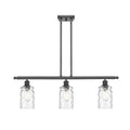 Matte Black 3 Light Island Light U52440