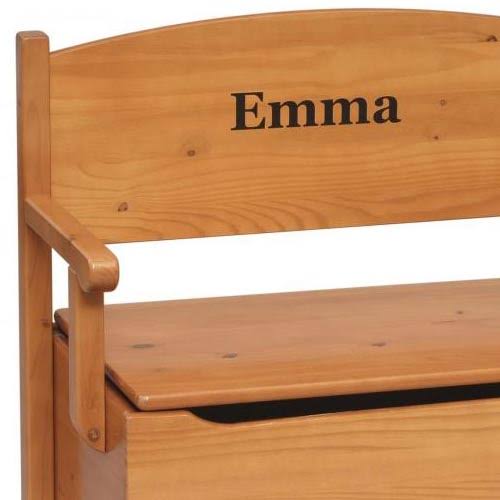 Natural Toy Box Bench G29226