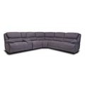 Gray Fabric Power Reclining Sectional D554365