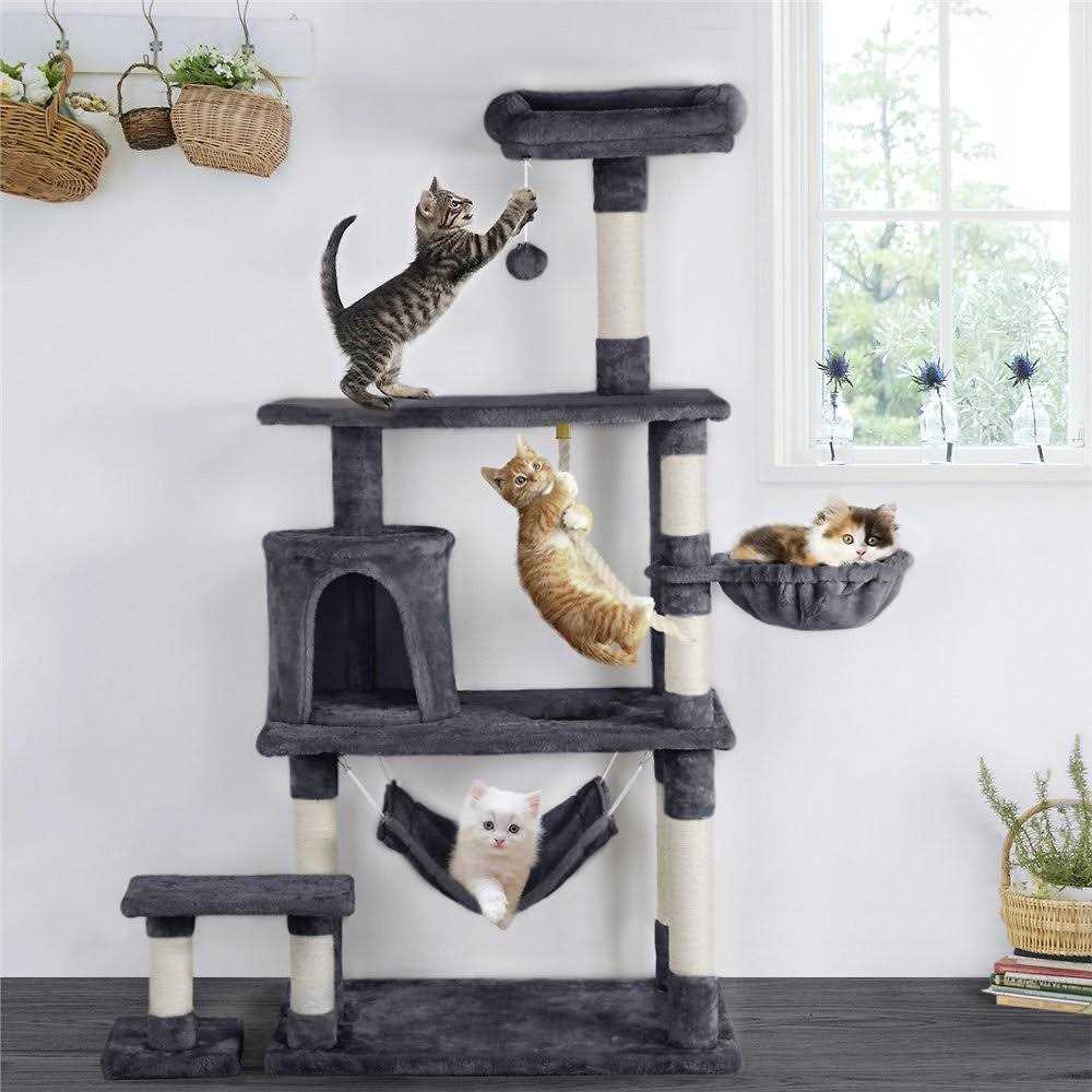 Plush Cat Tree Condo H63954