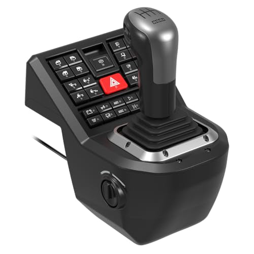Truck Control System with Force Feedback Steering Wheel, Shifter Control Panel, & Pedals X85412