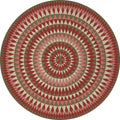 Red Round Vinyl Bulls Eye C7438