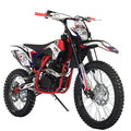 250cc Dirt Bike with LED Light Gas Dirt Bikes Adult Pitbike, Big 21"/18" Wheels D817346