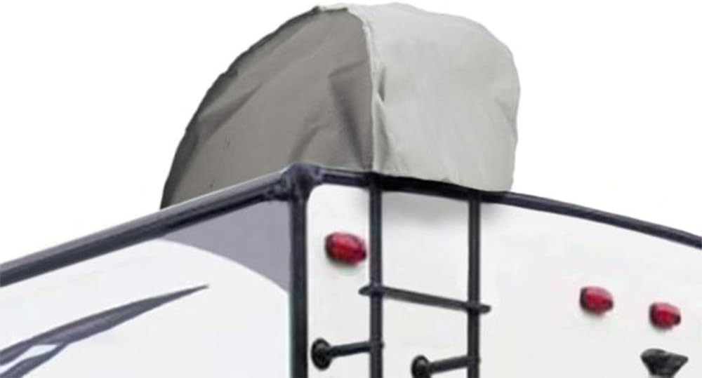 Tan Gray Waterproof Heavy Duty RV Cover M656