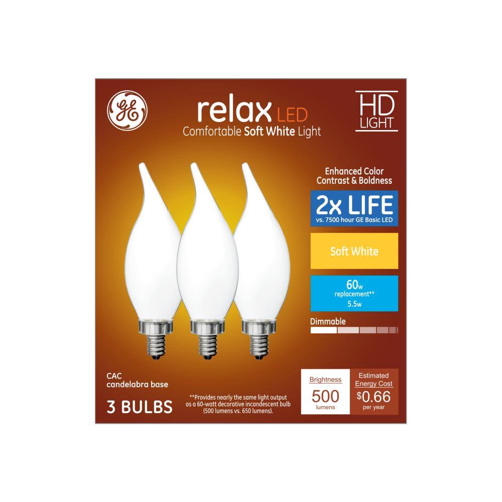 60-Watt Soft White Dimmable Candle Light Bulb (18-Pack) P4347