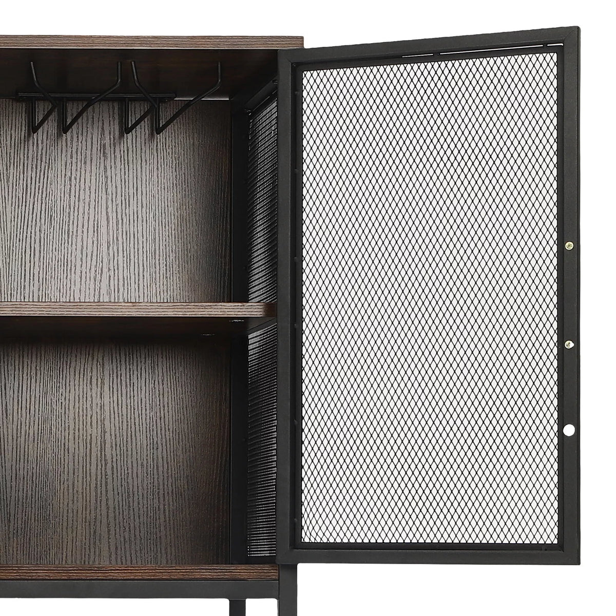Wine Bar Cabinet with Power Outlets L7541