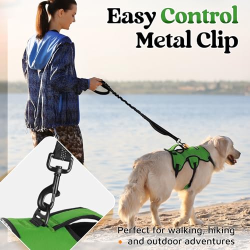 Black Reflective No Pull Dog Harness with Lift Handle A336482