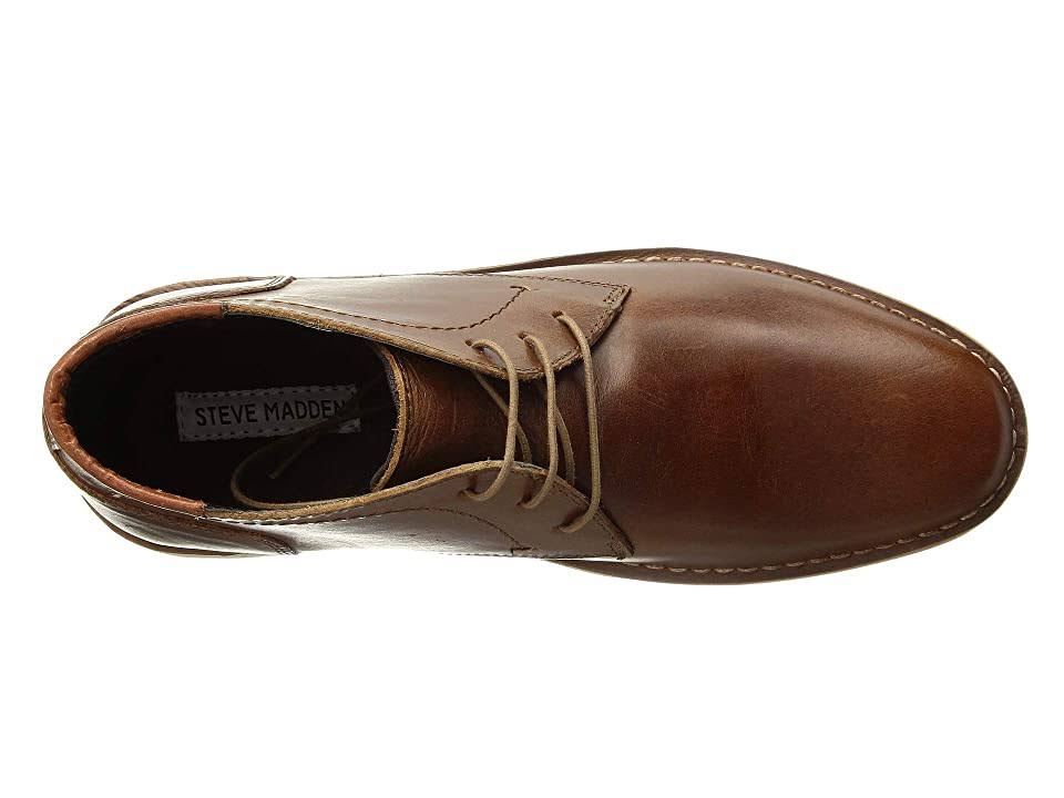 Cognac Leather Men&s Size 15 Wide Shoes S155480