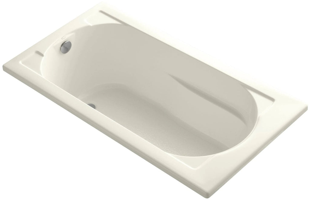 60 In. x 32 In. Drop-In Bath with Reversible Drain V856