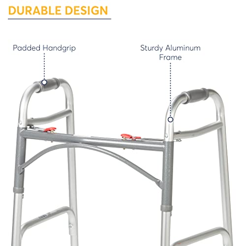 2-Button Folding Walker O6051