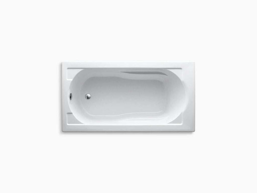60 In. x 32 In. Drop-In Bath with Reversible Drain V856
