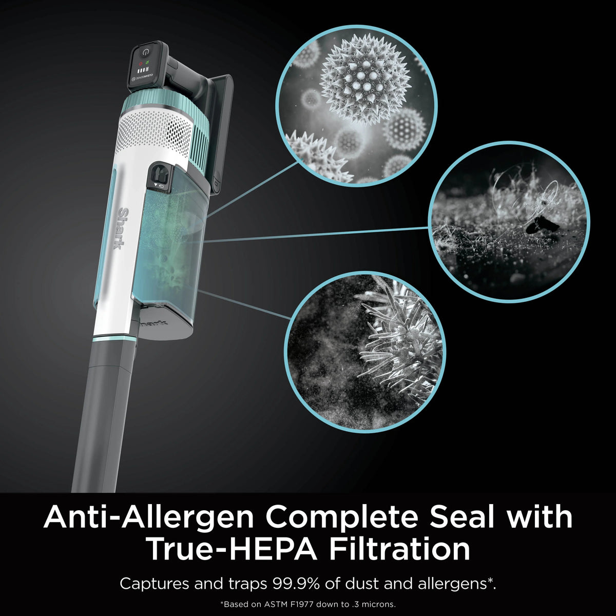 Cordless Stick Vacuum with HEPA Filtration Q54981