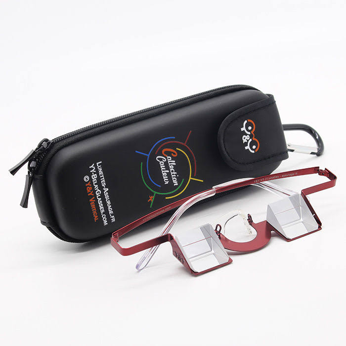 Bordeaux Red Vertical Belay Glasses K3729