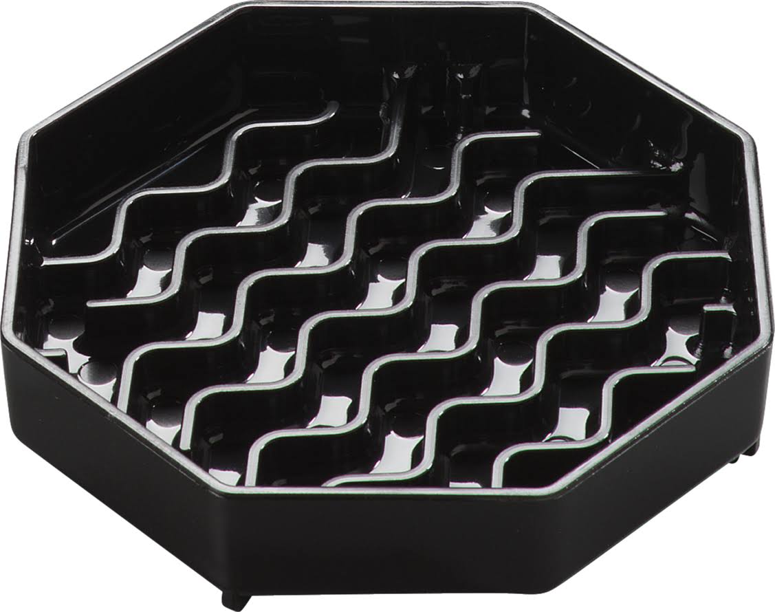 Black Octagonal Drip Tray Z40796