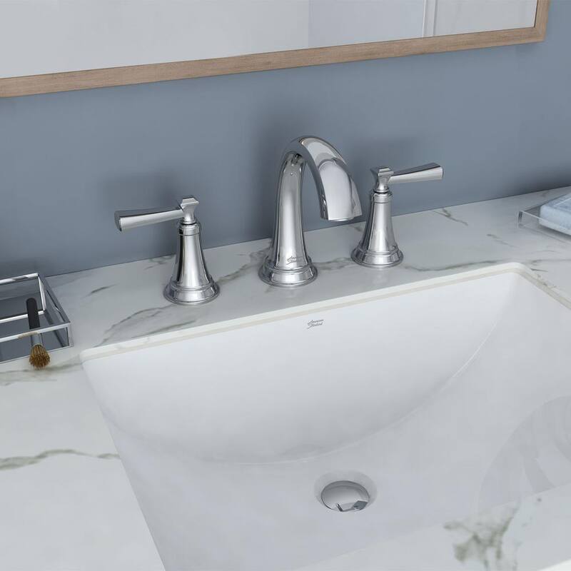 8 in. Widespread Double Handle Bathroom Faucet Polished Chrome 2-Pack V175