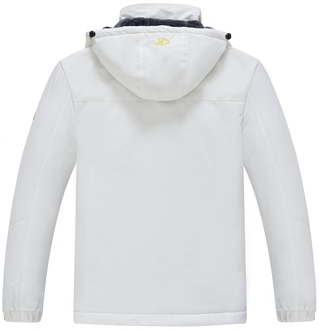 White XXL Waterproof Ski Snowboard Jacket C350243