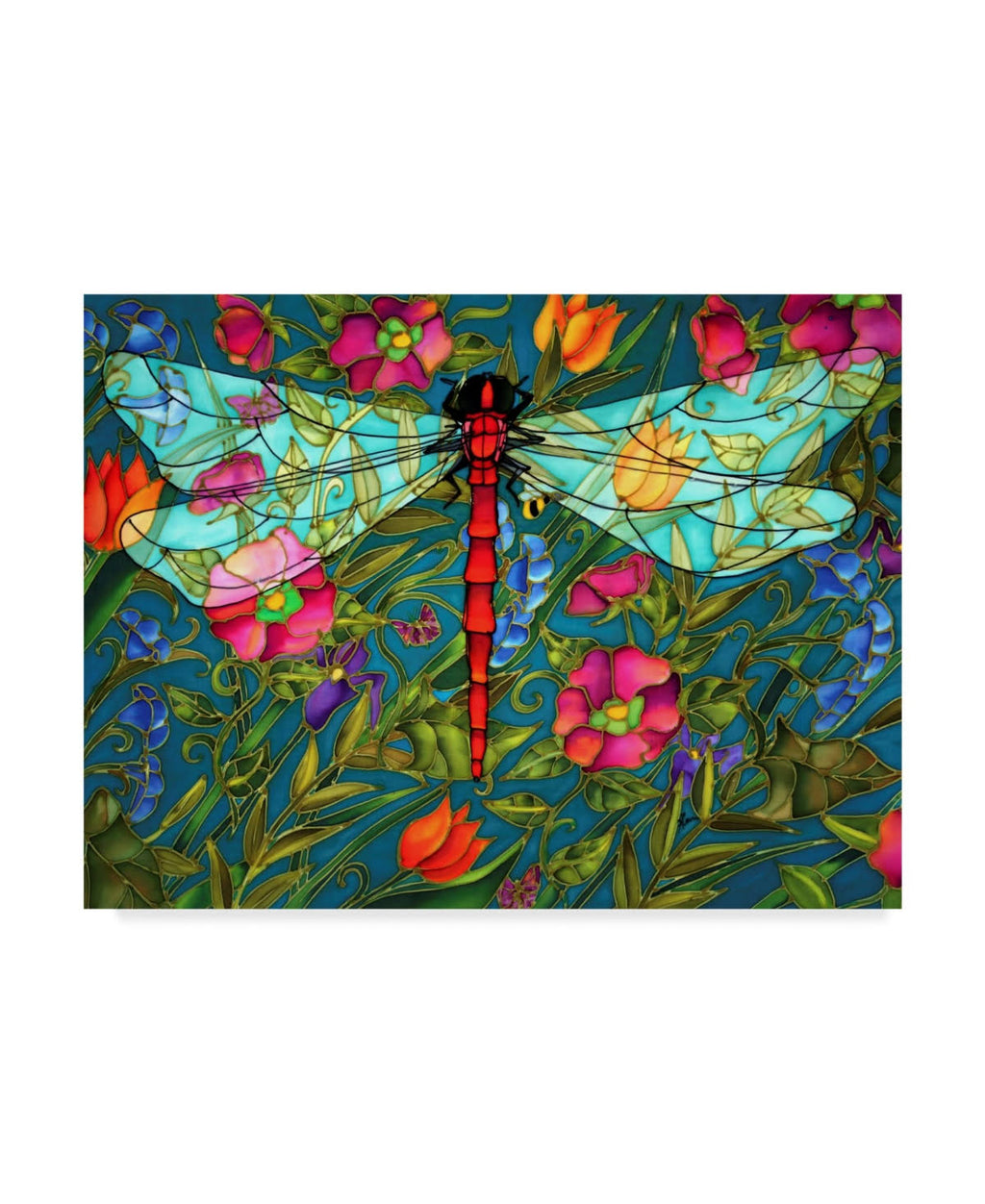 Holly Carr Red Dragonfly Canvas F98686