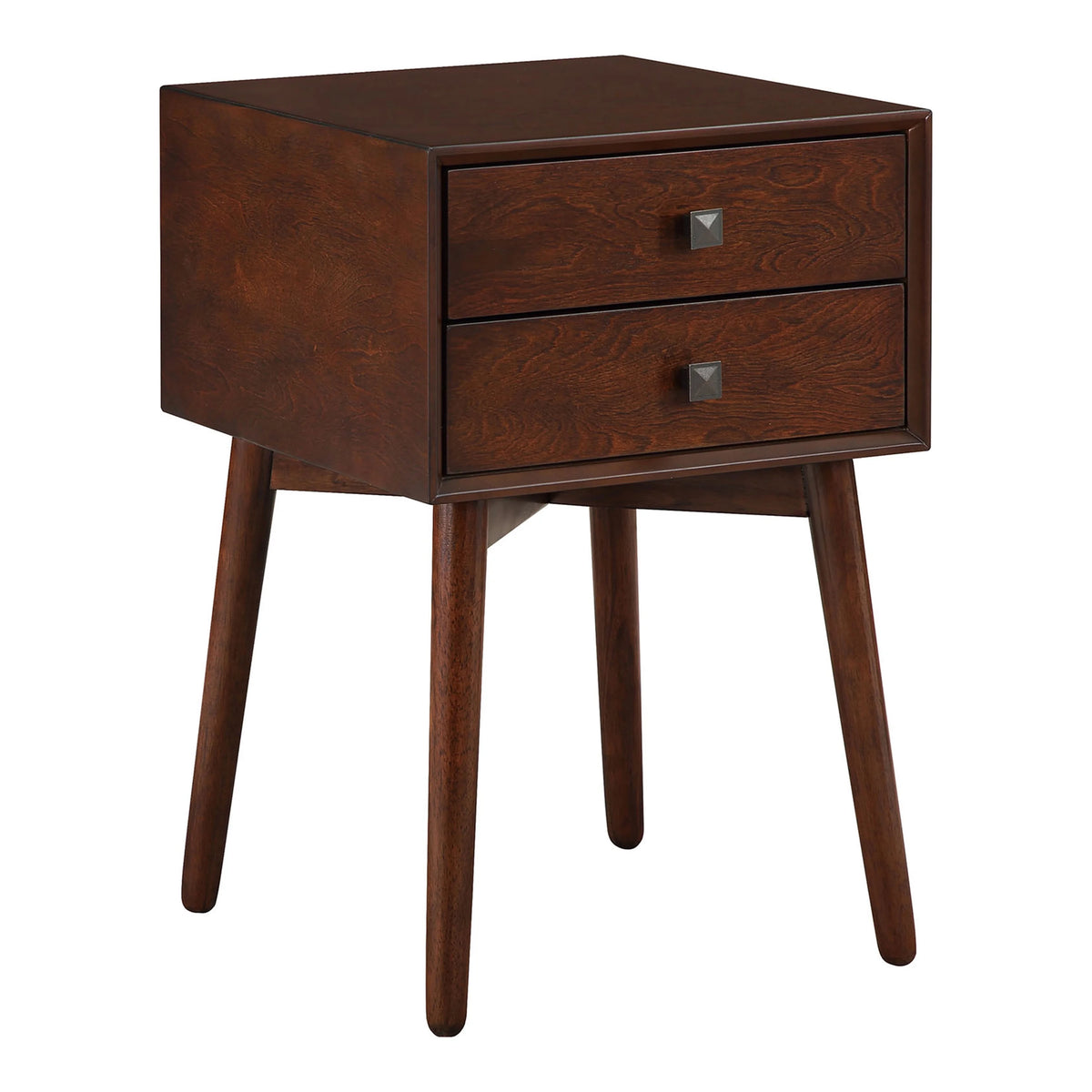 Espresso 2-Drawer Wood End Table L99958