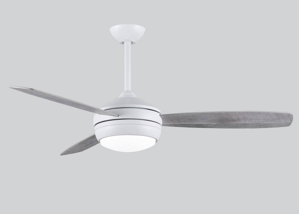 Matte White LED 52x22 Ceiling Fan L3563