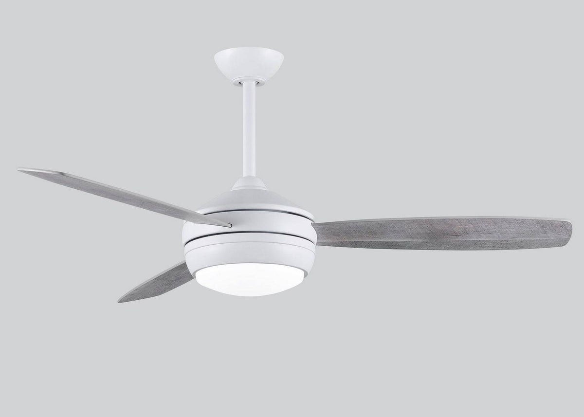 Matte White LED 52x22 Ceiling Fan L3563