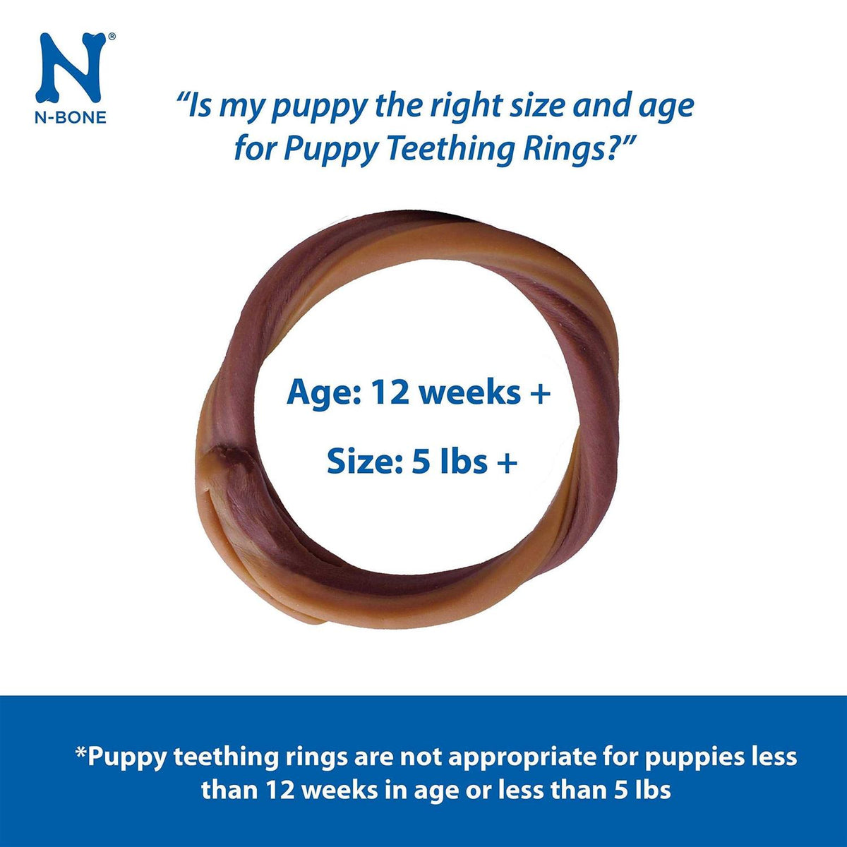 Chicken Flavor Puppy Teething Ring G32238