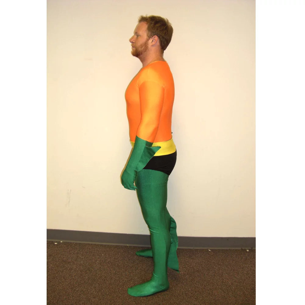 Aquaman Adult Costume Body Suit Spandex Superhero N307127
