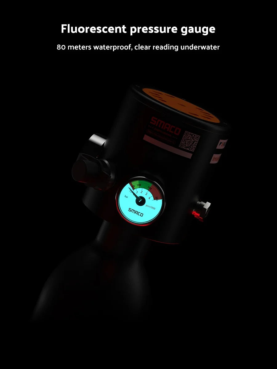 Black 0.5L Mini Scuba Tank D148