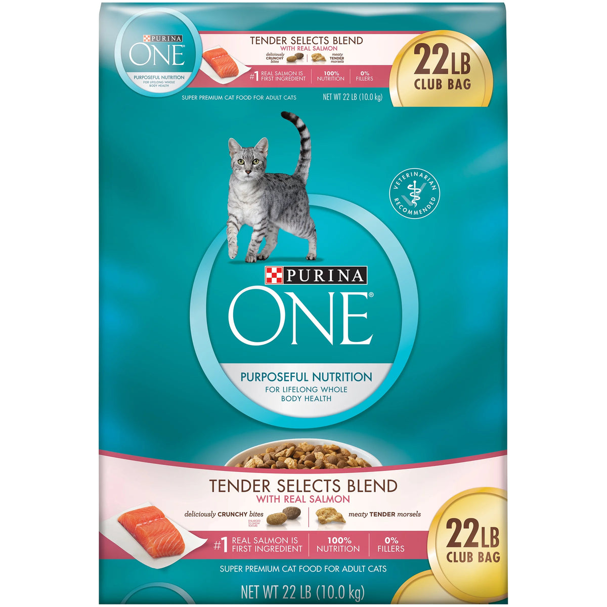 22 lb. Cat Food with Real Salmon S143