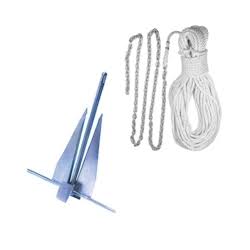 12 lb. Fluke Anchor Package with Rode Z2209