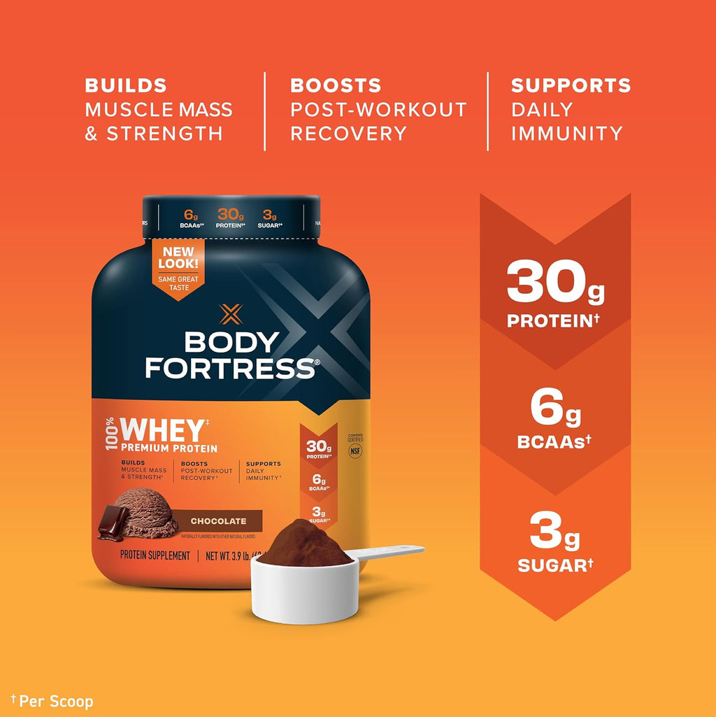 Vanilla & Chocolate Whey Protein Powder 3.9lbs Y77859