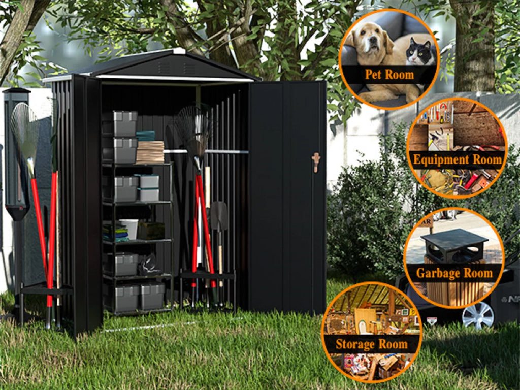 Metal Outdoor Storage Shed 4FT x 3FT U47505