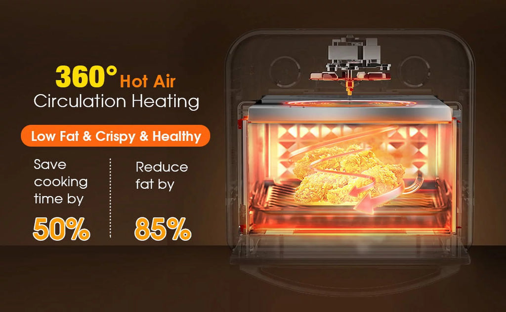 10QT Air Fryer Toaster Oven Convection Rotisserie Dehydrator T835277