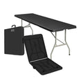 White Plastic Folding Table X1891