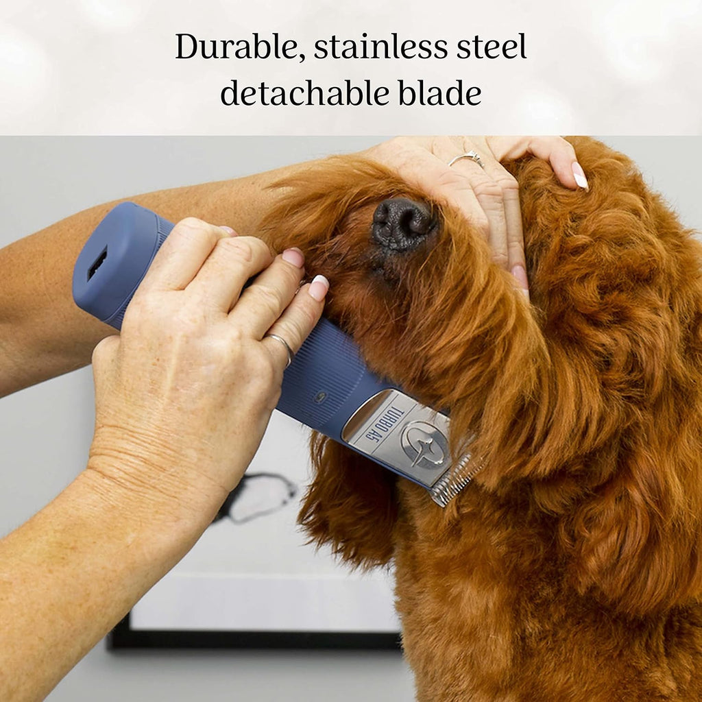 Blue Cordless Animal Clipper with Detachable Blade P110