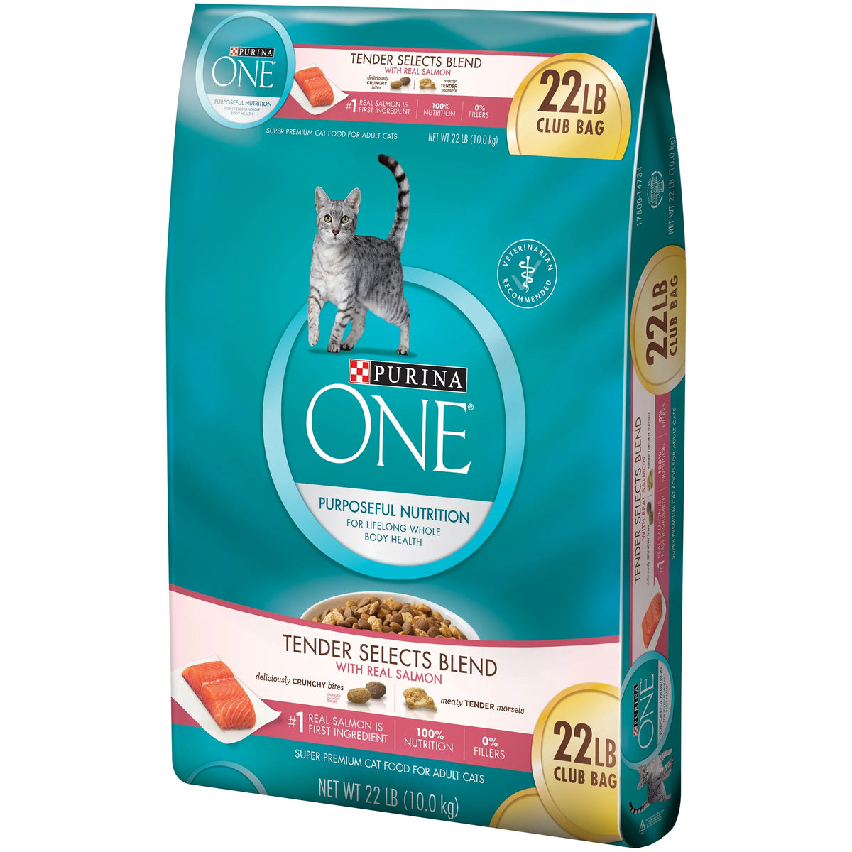 22 lb. Cat Food with Real Salmon S143