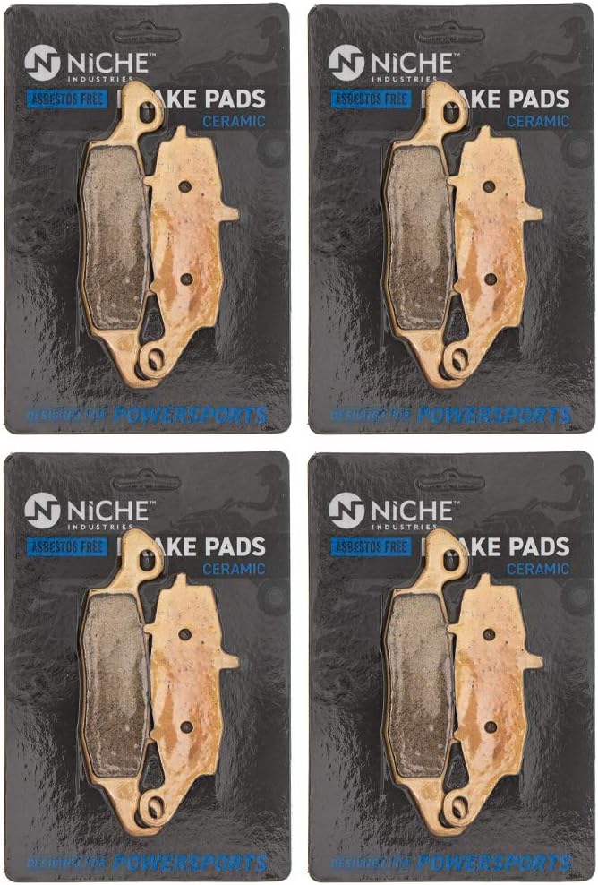 Front/Rear Ceramic Brake Pad Set 4 Pack V14013